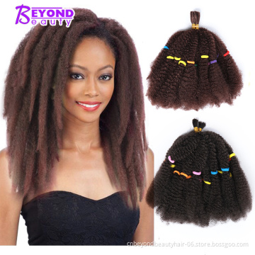 afro Hair crochet  kinky curly synthetic hair extensions braiding hair Marley Braids For Black Women